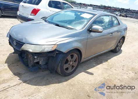 2010 Kia Forte Ex from USA, damaged, VIN KNAFU6A20A5186884